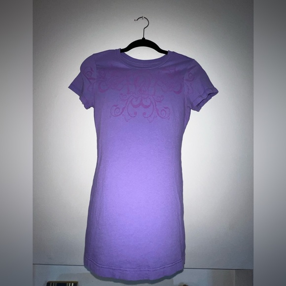 Purple Rhinestone Back Tee - Medium - Picture 4 of 15